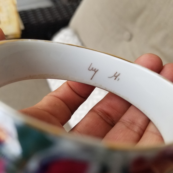 Vintage boho flower  bracelet cloisonne millie savage - Picture 11 of 16